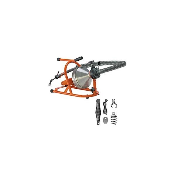 General Wire Drain-Rooter PH Drain/Sewer Cleaning Machine W/ 50' x 5/16 Cable & Cutter Set, PH-DR-B - main